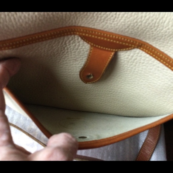 Dooney & Bourke AWL Shoulder Crossbody Vanilla/British Tan - Picture 8 of 16